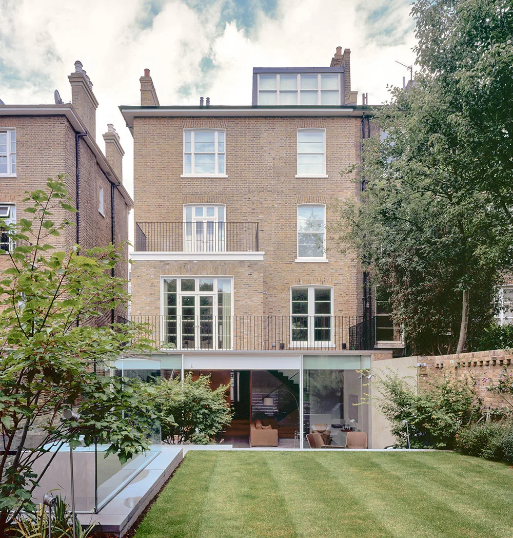 Little Boltons townhouse with Victorian façade and contemporary rear extension
