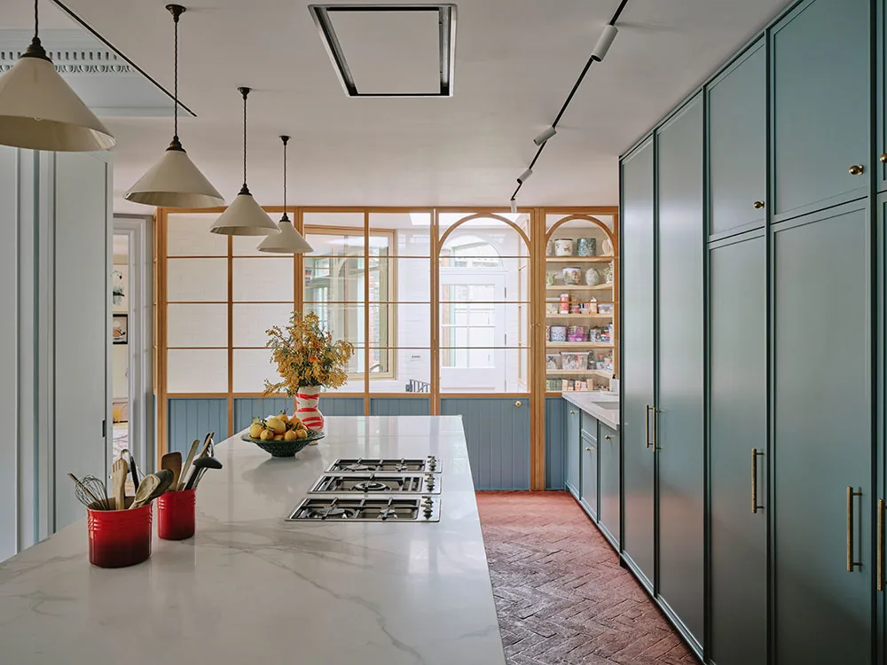 Outdoor living space in LZ project designed by Powell Tuck Associates